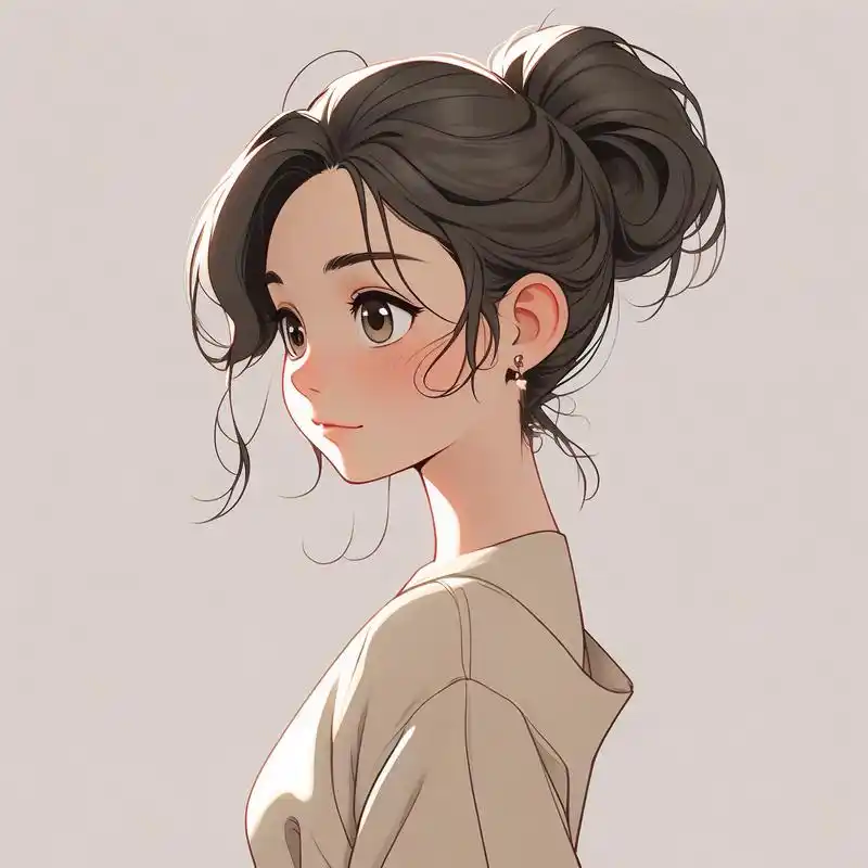 95ins风高级质感微信女头像78 换上一个新的微信头像,给自己一个