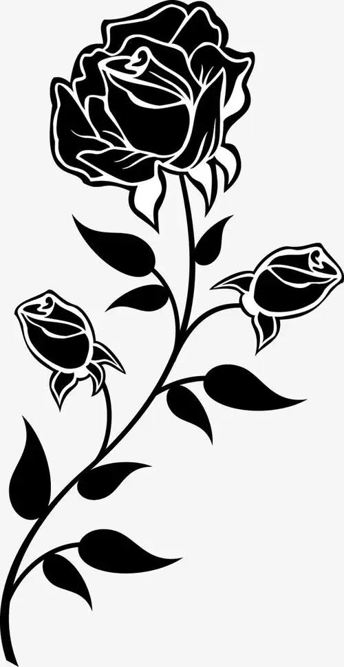 花卉植物花纹矢量素材