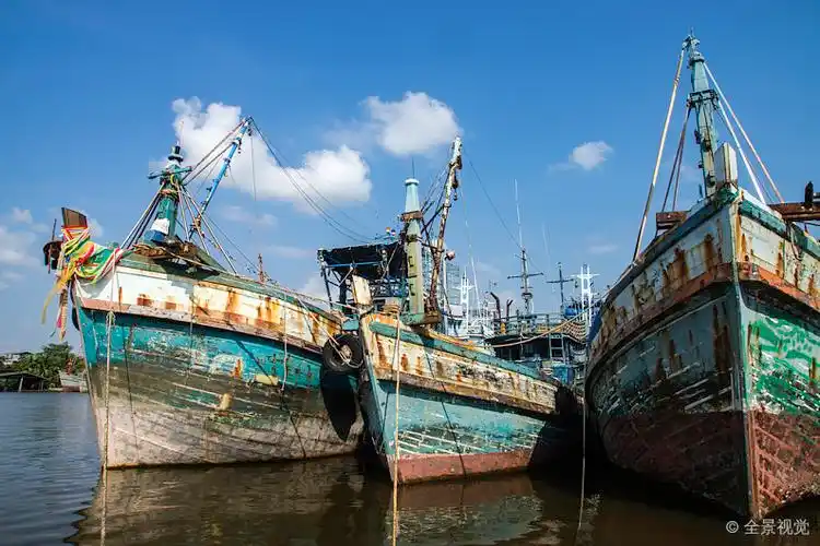 老_渔船_高清图片_全景视觉