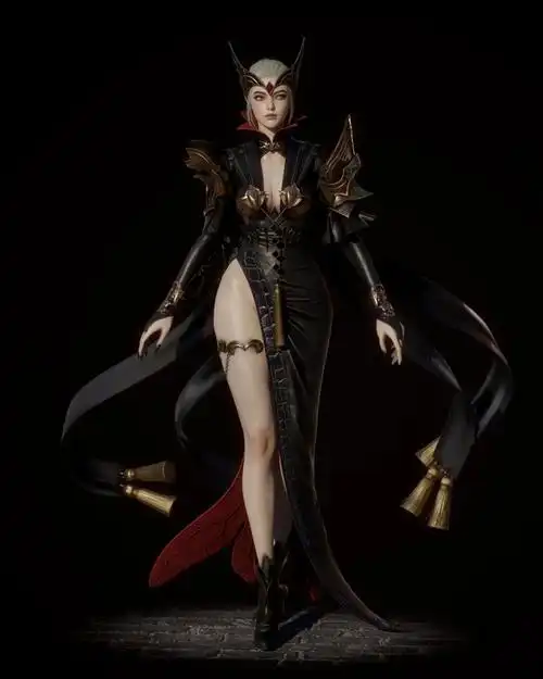 都喜欢看美女?a站最新3d角色作品分享