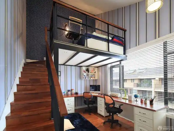 70平两室两厅小复式楼设计图片