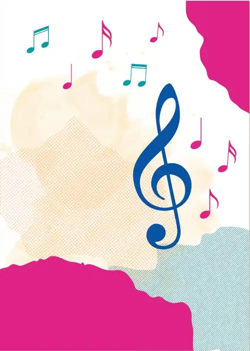 音乐海报背景素材
