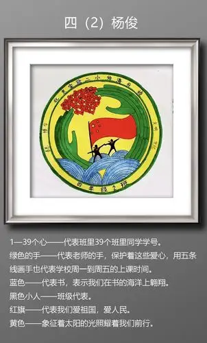 "创意无隔离,我的班徽我做主"北京第二实验小学怡海分校班级标志设计