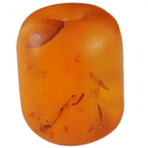 33.14克 鸡油黄琥珀桶珠路路通挂件