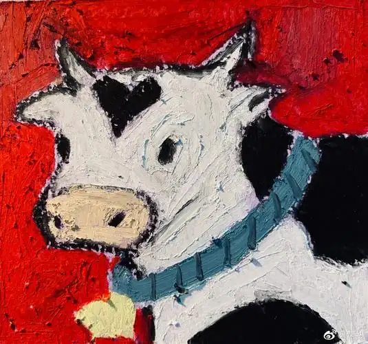 油画棒可爱又治愈可当头像