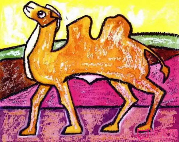 骆驼水彩画,怎样画好骆驼