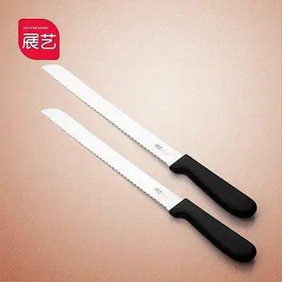 展艺420不锈钢面包刀 锯齿刀 蛋糕锯刀 厨房烹饪据刀 烘培工具