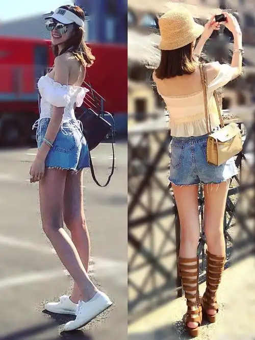 陈若仪私服穿搭|超短裤让大长腿更醒目