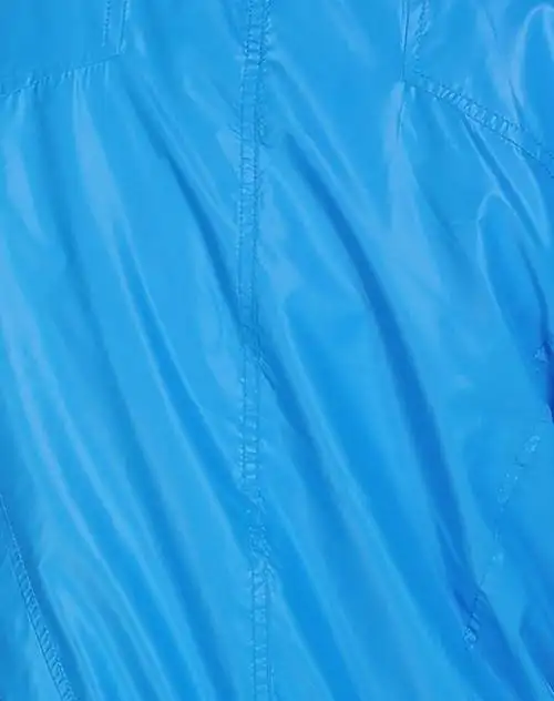 男款湖蓝色都市系列纯色保暖长袖夹克