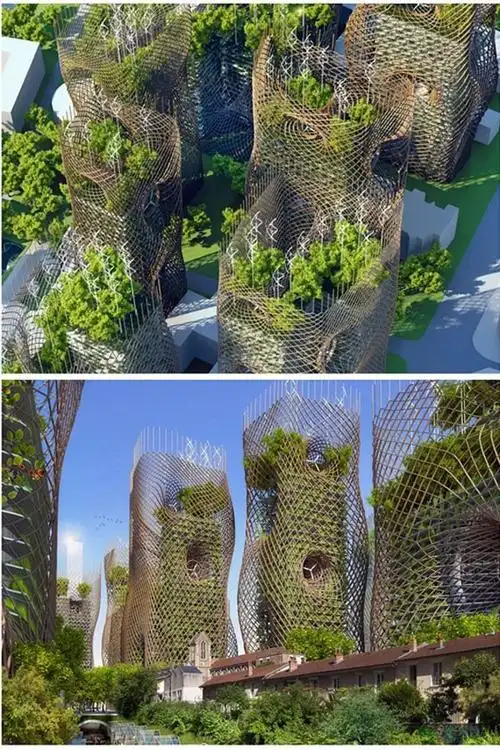 惊呆了!2050年的未来巴黎城市