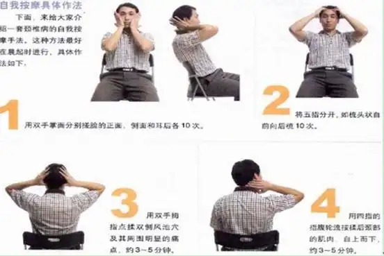颈椎病的自我治疗方法