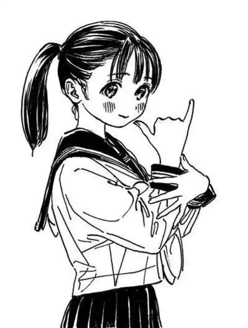 明日的水手服  日漫头像 黑白系 日系风