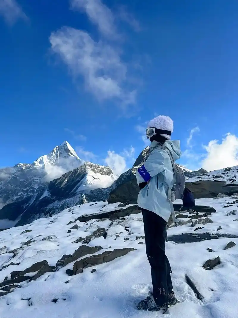 从确定自己一个人去爬雪山到施行只有 - 抖音