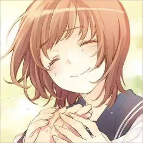 求笑着哭的动漫美图