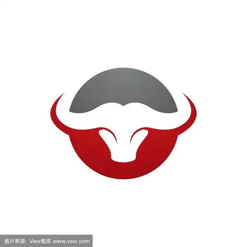 牛头矢量图标插图