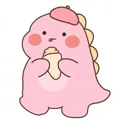 小恐龙情侣头像