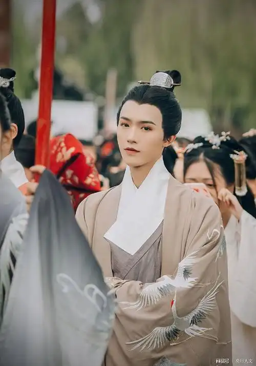 唯美时代汉服节上的魏晋风花样美男
