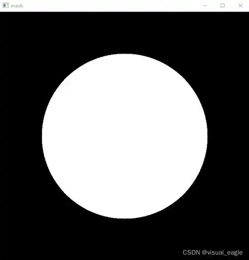 利用opencv创建圆形头像图标背景透明