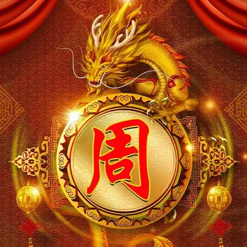 中国龙霸气出场!45张百家姓图谱,换作微信头像,想低调都难!