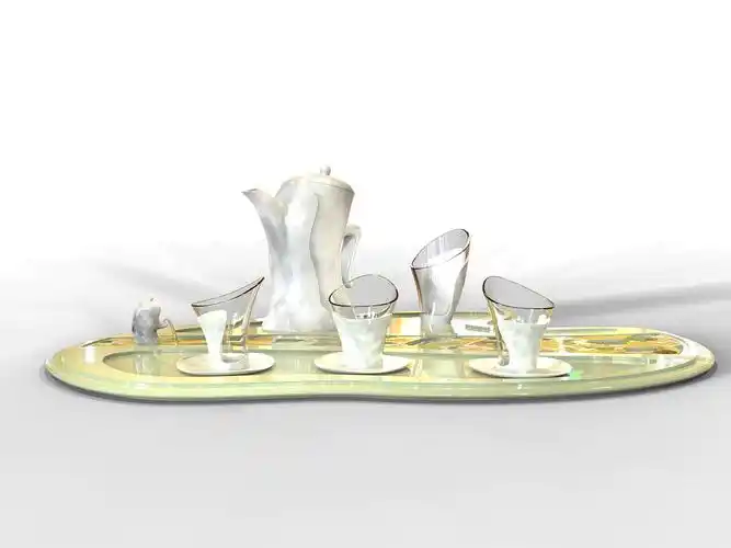 曲水流觞系列化茶具设计|工业/产品|生活用品|星星牛奶_原创作品-站酷