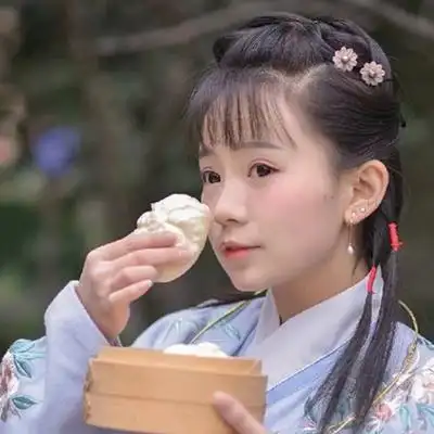 可爱汉服女生头像,唯美古风真人头像