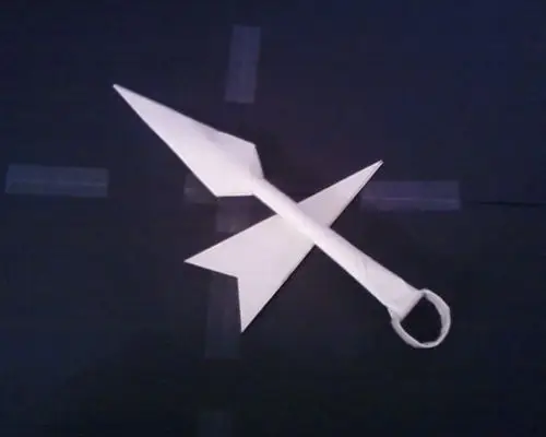 折纸武器飞刀折纸武器大全小飞刀
