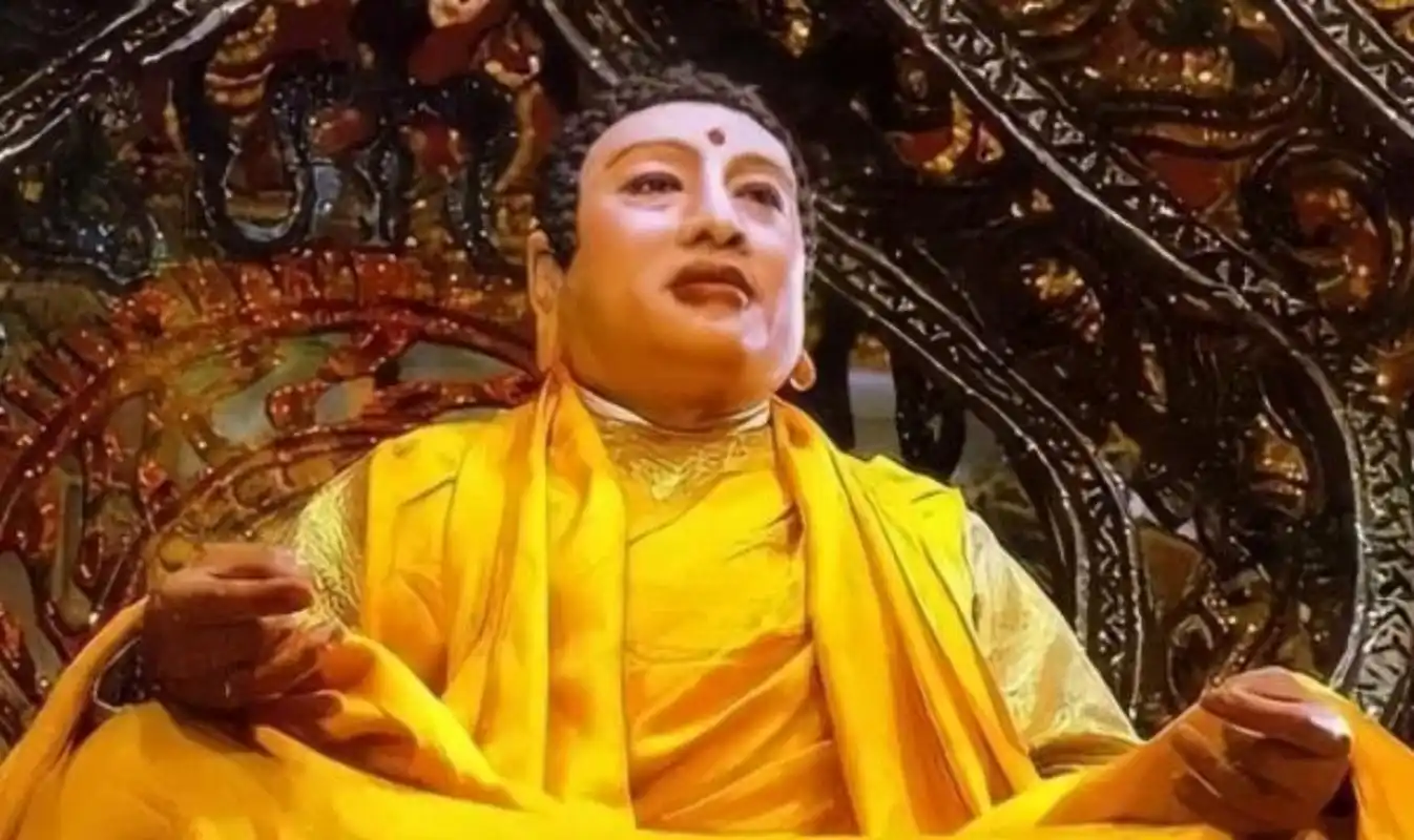 有一次,扮演如来佛祖的朱龙广,竟然收到一封来自尼泊尔的信件,信封上