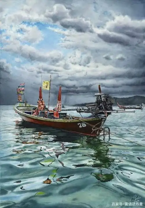 更高的要求,即便如此,他的超写实水彩风景画仍然令每一位观者深受震撼