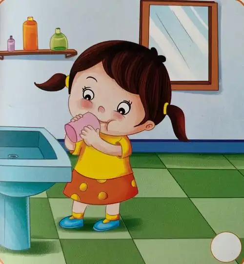 大龙幼儿园疫情线上个人礼仪活动——《漱口歌》