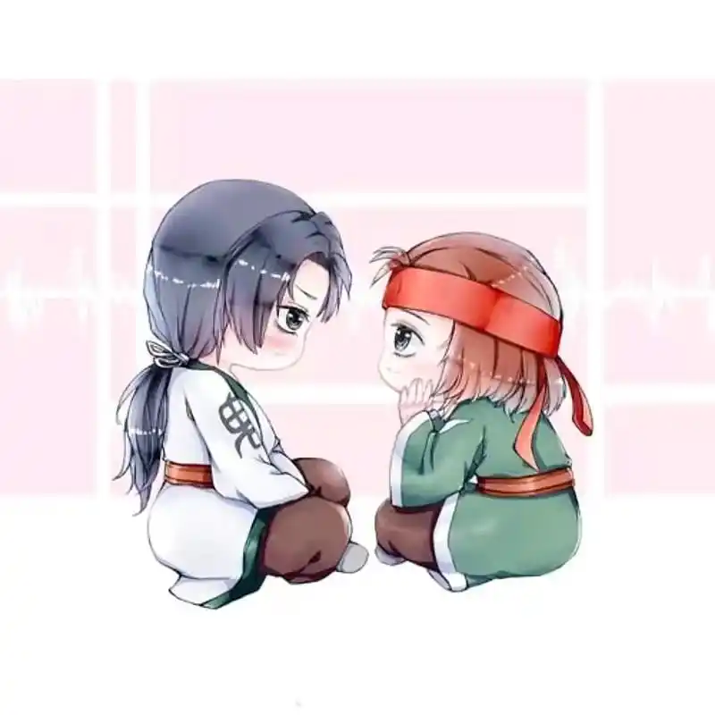 盖聂 #卫庄 #q版头像 (可以自己加文字做表情包)高清壁 - 抖音