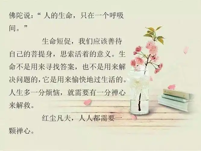 意境很美的句子, 句句让人大彻大悟