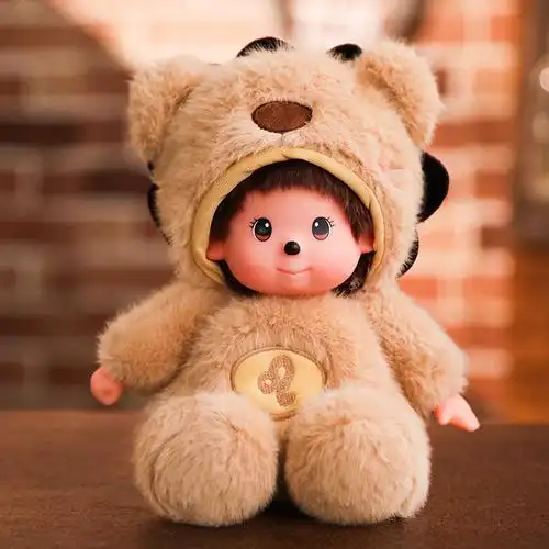 蒙奇奇正版毛绒