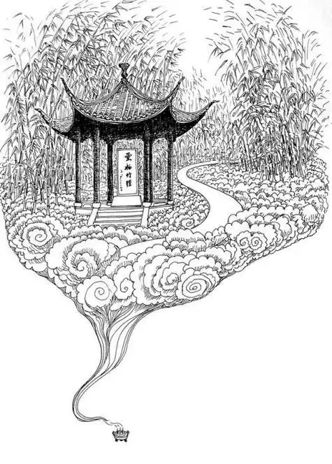 九溪十八涧一年级简笔画