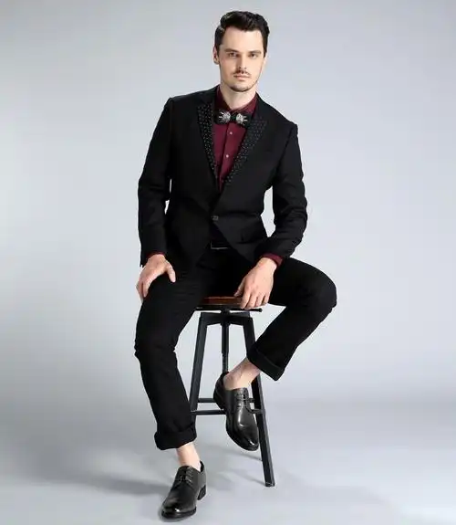 奥康aokang男鞋正装皮鞋男士商务休闲圆头系带低帮鞋子黑色加绒