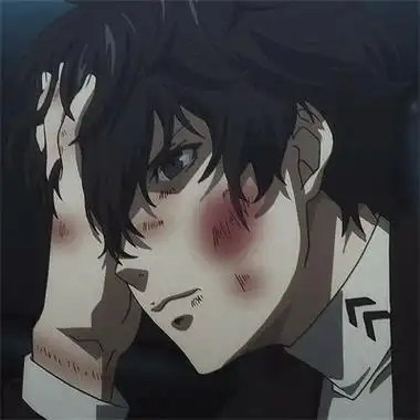 看起来不开心的日系动漫男生头像 高清冷淡伤感孤独感动漫男头