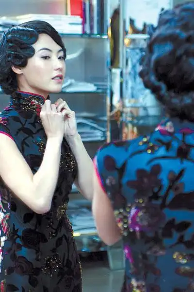 张柏芝的旗袍装,从清纯到妩媚,美得惊艳了时光!