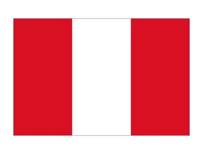 秘鲁国旗矢量图