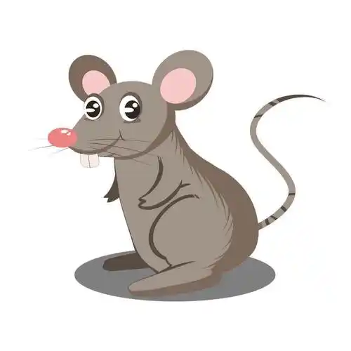 老鼠图片卡通可爱图片印花矢量图卡通动物老鼠可爱卡通色彩免费素材
