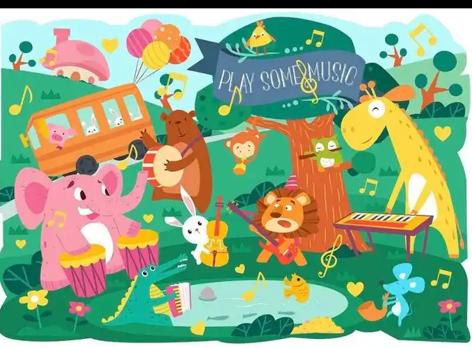 小一班:小动物音乐会手指游戏