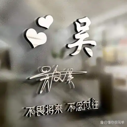 用你的名字制作微信头像,45张精致个性签名头像,喜欢请带走!