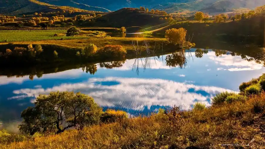 金秋十月唯美坝上