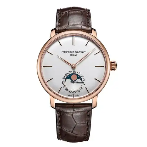 康斯登frederique constant 自家机芯系列 fc-705v4s4 自动机械男表