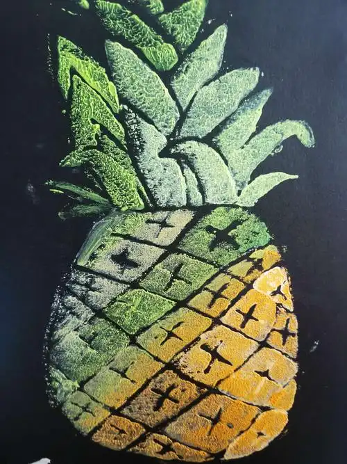 新华绘画吹塑纸版画学习(二)