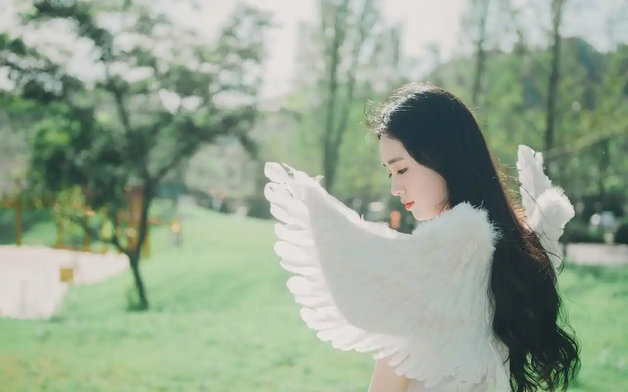 日系清纯小仙女唯美高清桌面壁纸高清大图预览1920×1200_美女壁纸下