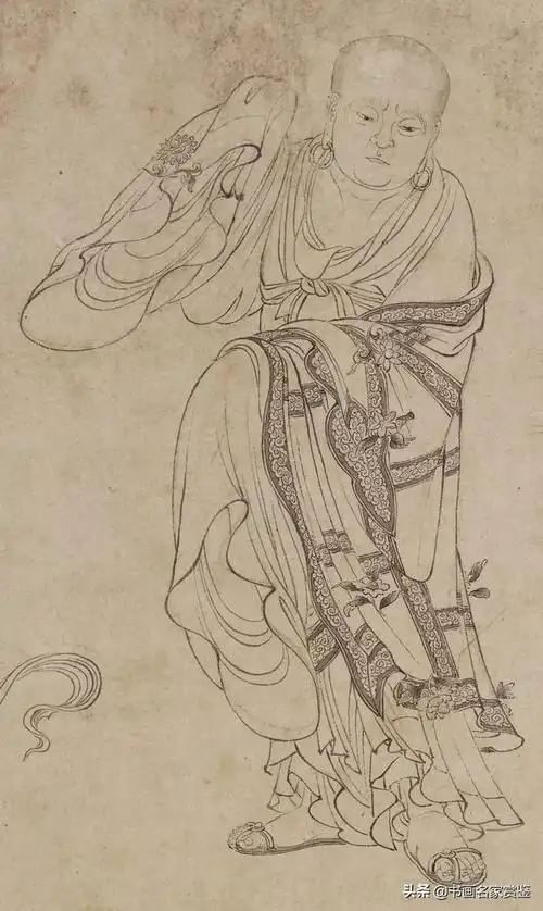 被誉为白描大师,北宋著名画家——李公麟《维摩演教图》解析欣赏