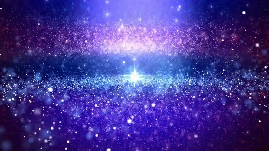 视频素材 舞台背景 抒情唯美 蓝色星空粒子光效hd 来自视频原始文件或