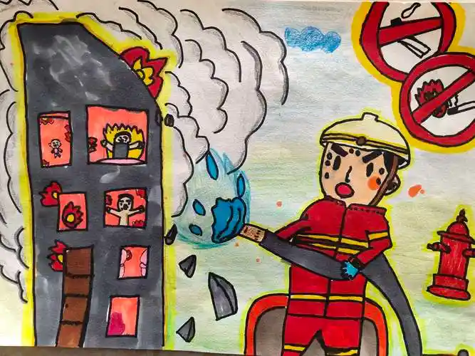 什么是消防?这些萌娃有"画"讲