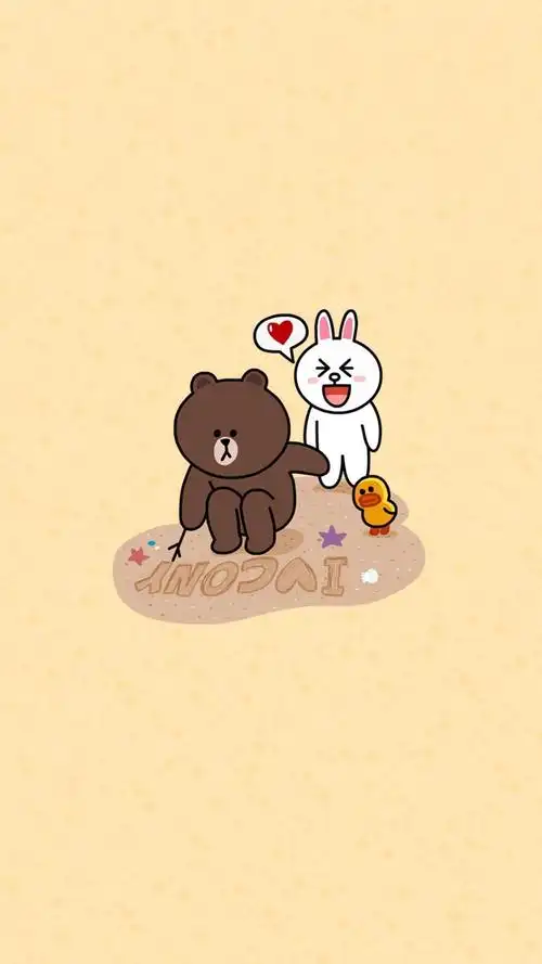 可妮兔与布朗熊的爱情,高清图片,手机锁屏桌面-壁纸族