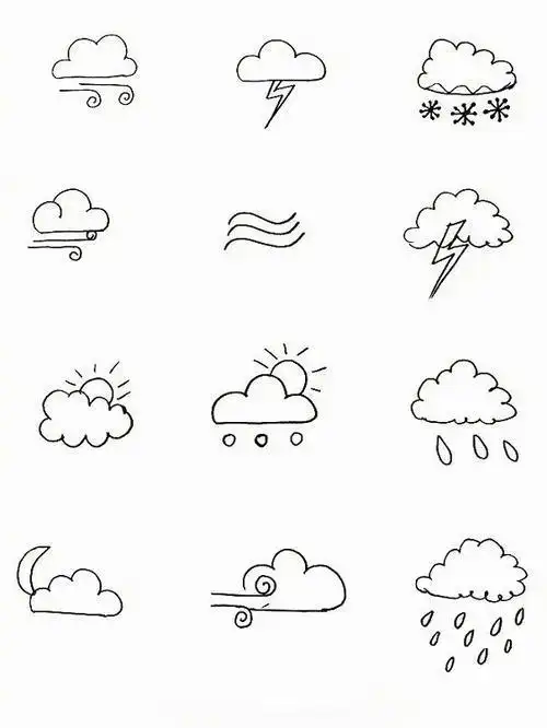 韩版可爱小图案简笔画步骤