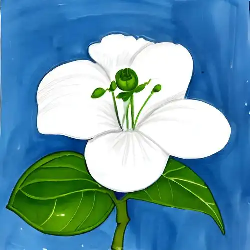 画茉莉花简笔画